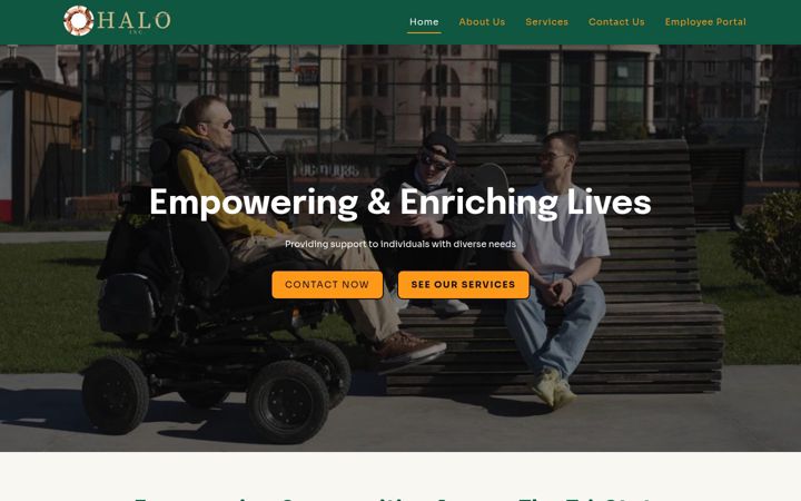 Screenshot of haloinc.net