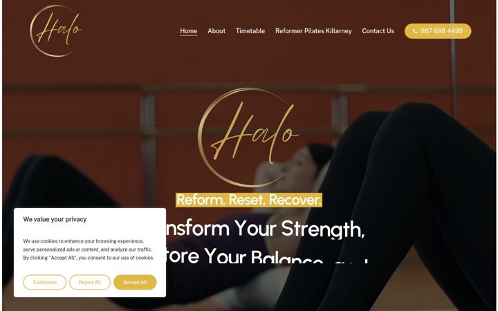 Screenshot of halokillarney.com