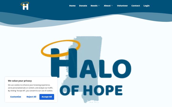 Screenshot of haloofhopems.org