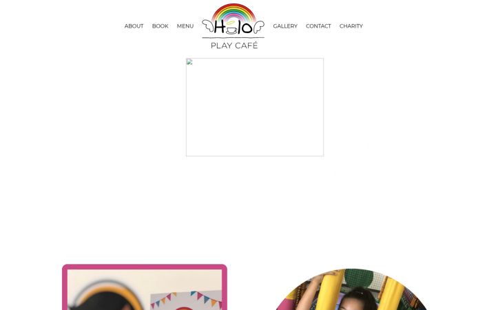 Screenshot of haloplaycafe.co.uk