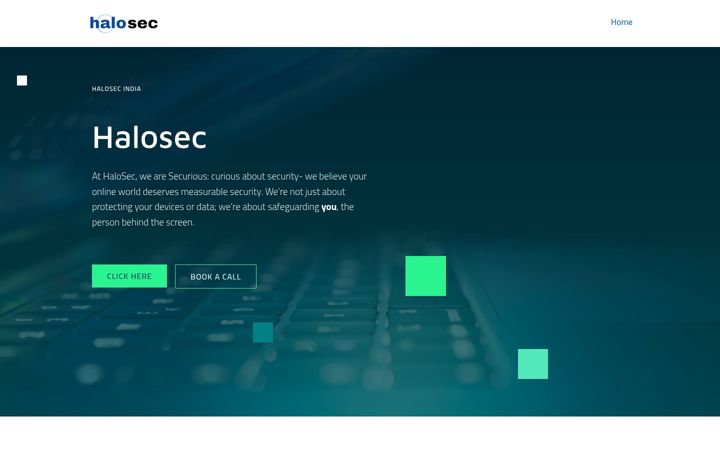 Screenshot of halosec.in