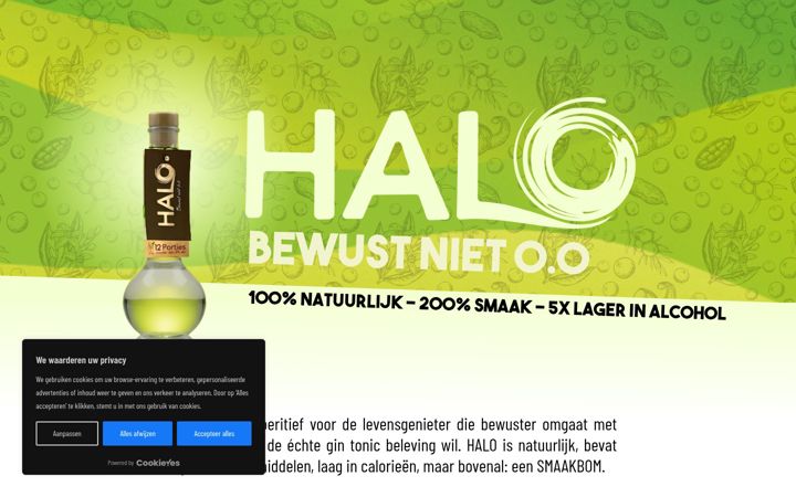 Screenshot of halospirits.be
