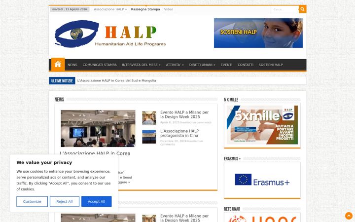 Screenshot of halp.eu