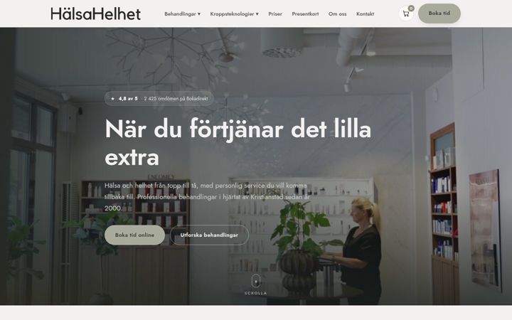 Screenshot of halsahelhet.com