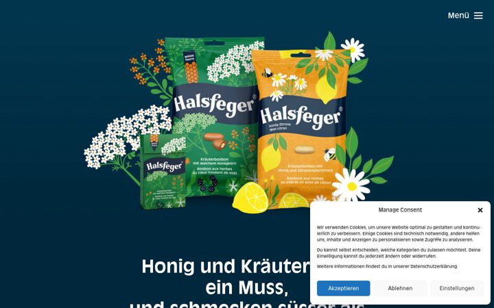Screenshot of halsfeger.ch