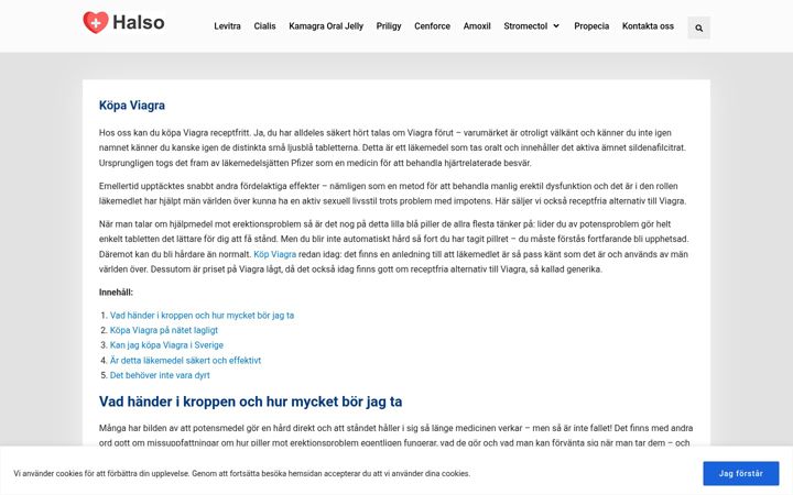 Screenshot of halso-se.com