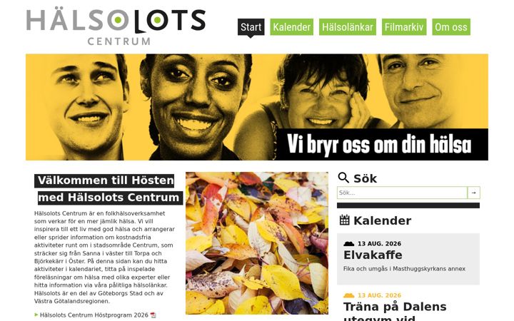 Screenshot of halsolots.se