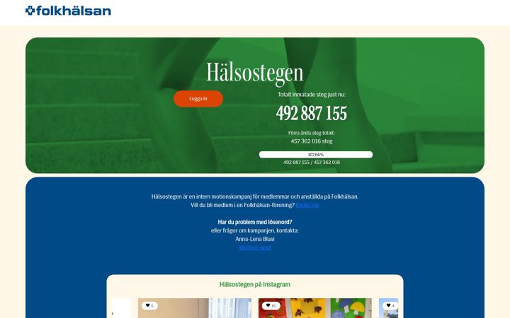 Screenshot of halsostegen.fi