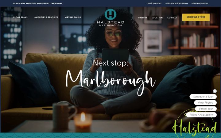 Screenshot of halsteadmarlborough.com