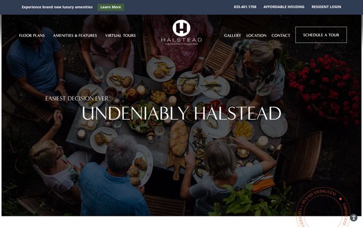 Screenshot of halsteadmaynard.com