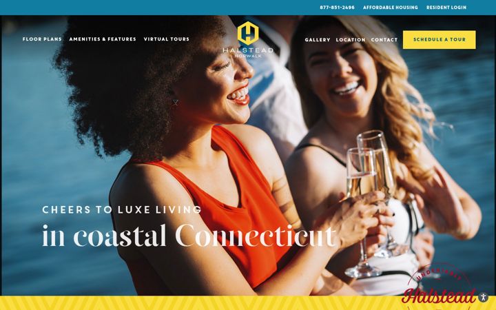 Screenshot of halsteadnorwalk.com