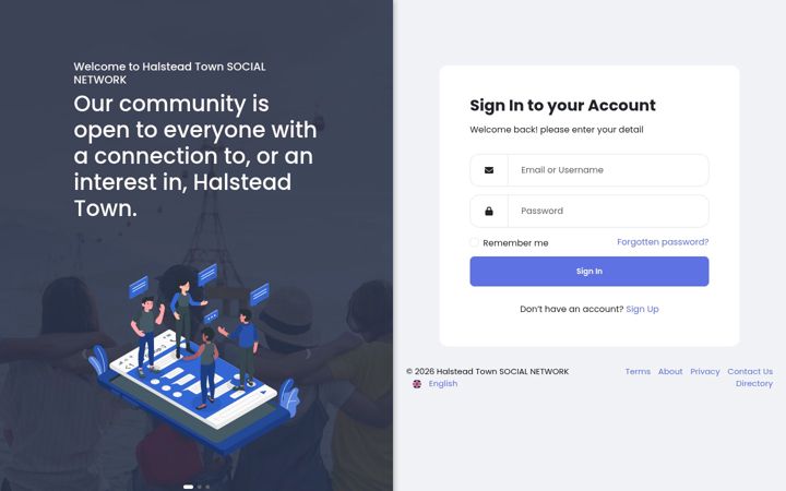 Screenshot of halsteadtown.com
