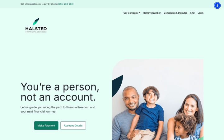 Screenshot of halstedfinancial.com
