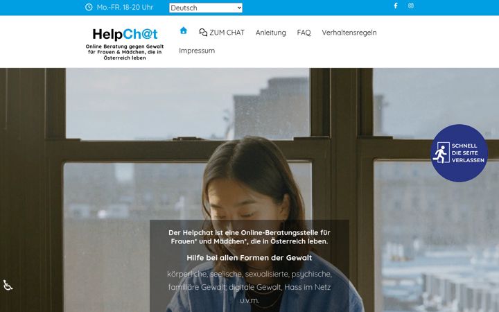 Screenshot of haltdergewalt.at