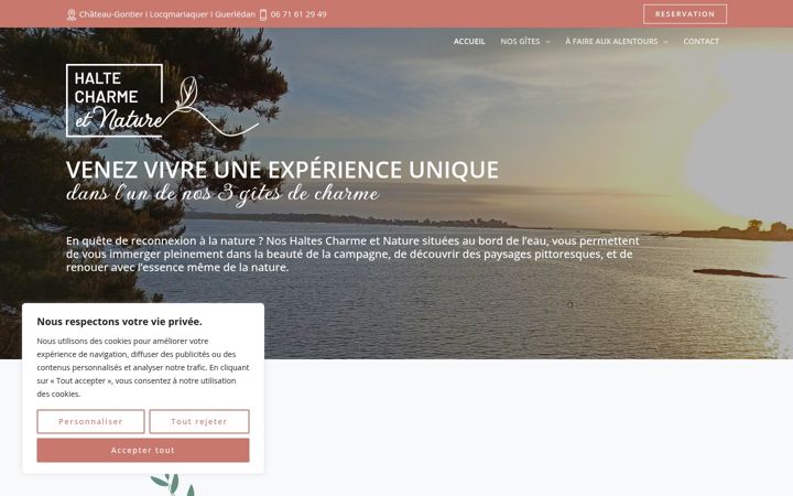 Screenshot of halte-charme-et-nature.fr