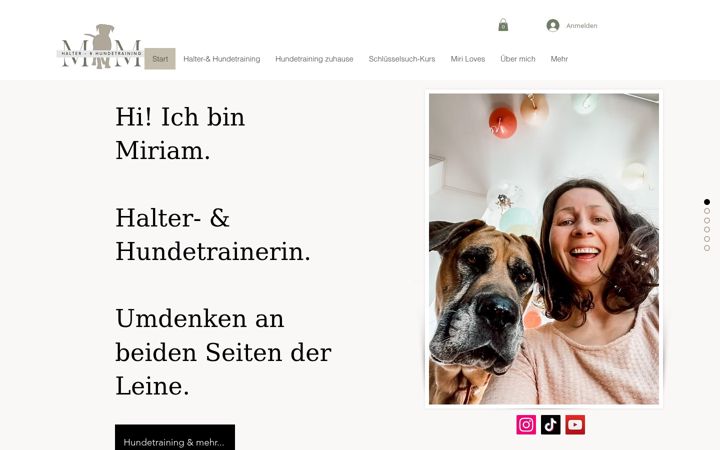 Screenshot of halter-und-hundetraining.de