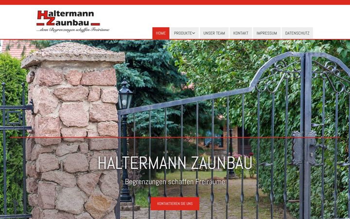 Screenshot of haltermannzaunbau.de