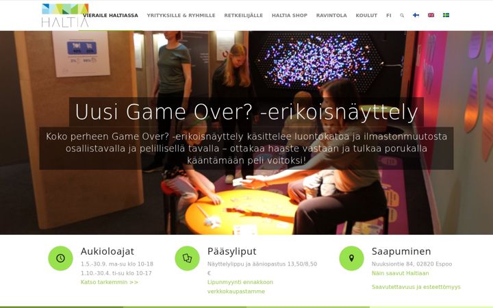 Screenshot of haltia.com