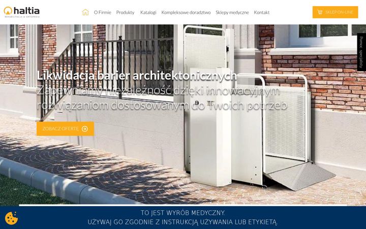 Screenshot of haltia.pl
