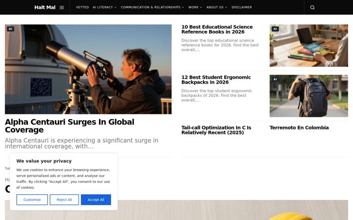 Screenshot of haltmal.com