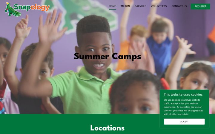 Screenshot of haltonsummercamps.com