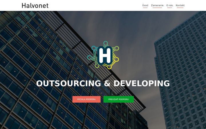 Screenshot of halvonet.sk