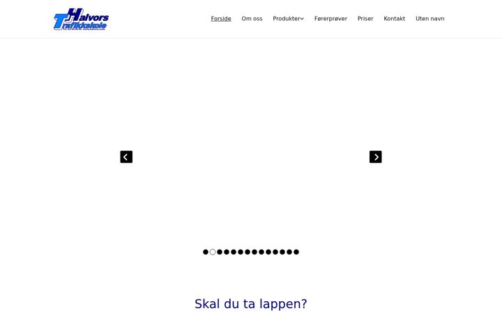 Screenshot of halvors.com