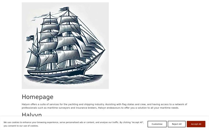 Screenshot of halvyn.com