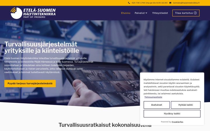 Screenshot of halytintekniikka.fi