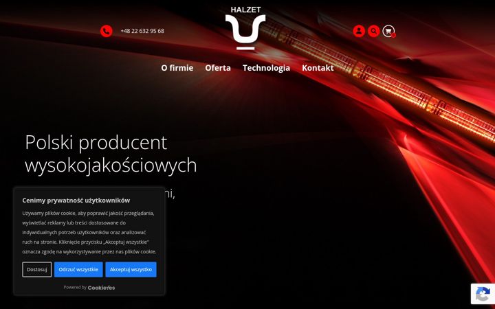 Screenshot of halzet.com