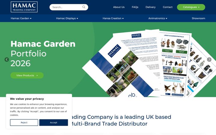 Screenshot of hamactrading.com