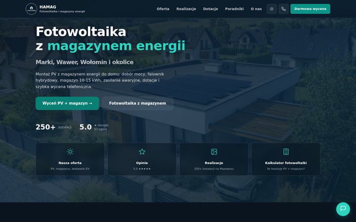 Screenshot of hamag.com.pl