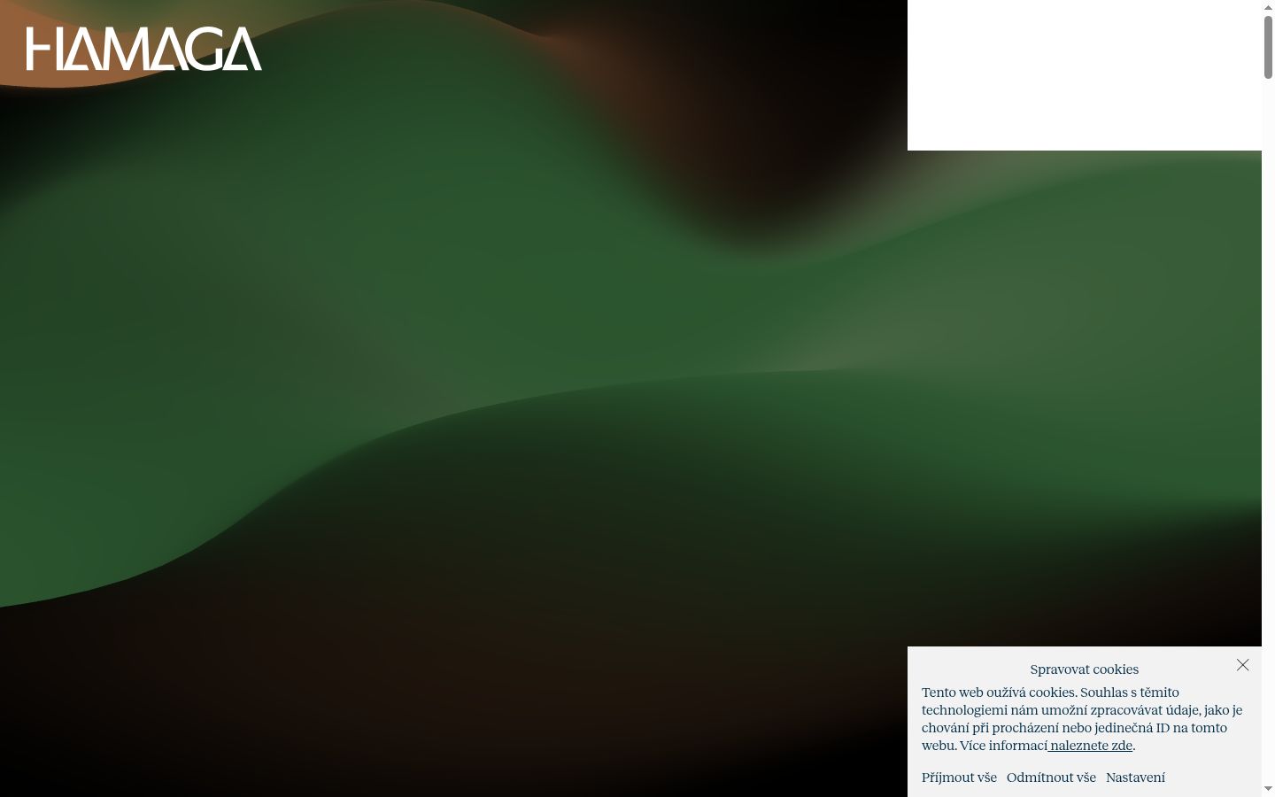 Captura de pantalla del banner de consentimiento mostrado antes de cualquier interacción