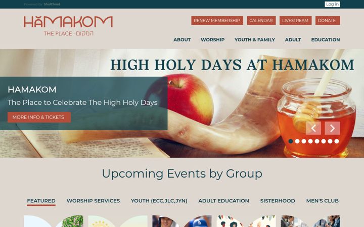 Screenshot of hamakomla.org