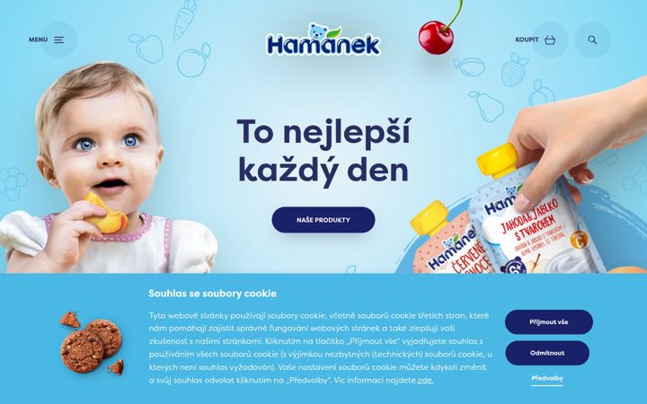 Screenshot of hamanek.cz