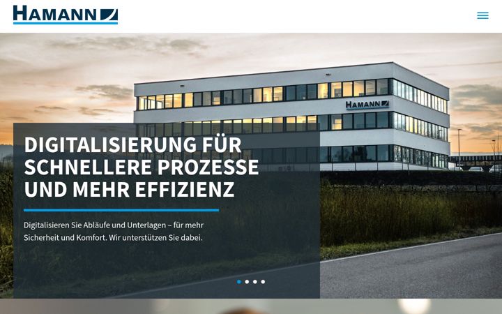 Screenshot of hamann-kanzlei.de