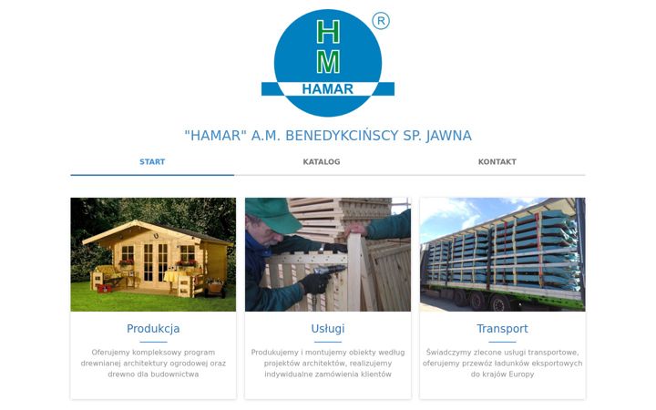 Screenshot of hamar.pl