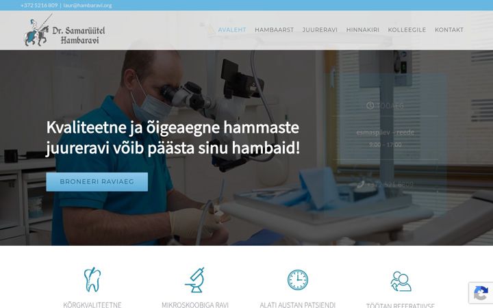 Screenshot of hambaravi.org