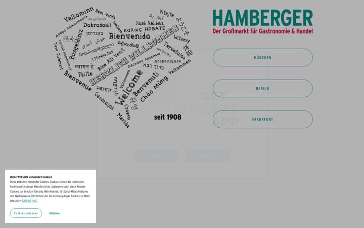Screenshot of hamberger-cc.de