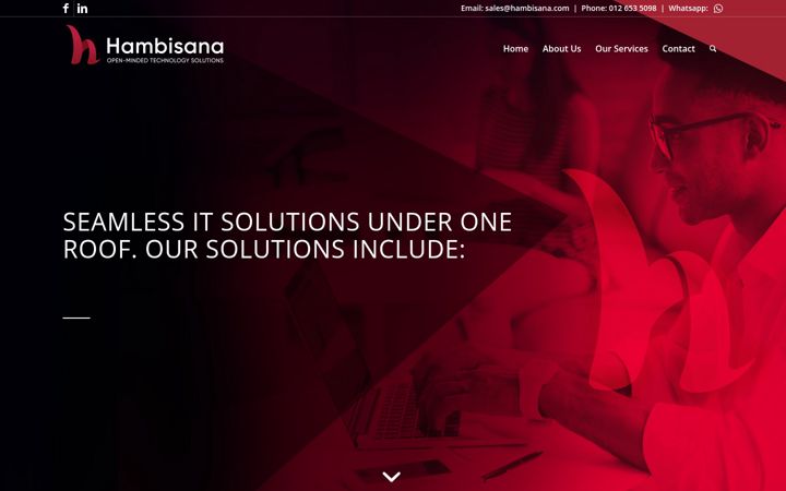 Screenshot of hambisana.com