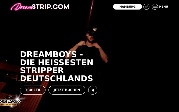 Screenshot of hamburg-dreamboys.com