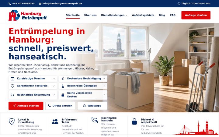 Screenshot of hamburg-entruempelt.de