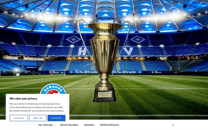 Screenshot of hamburgallstars.com