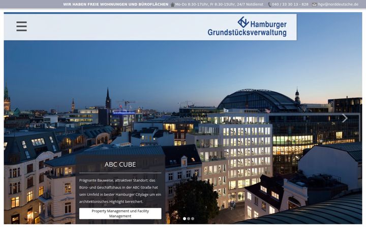 Screenshot of hamburger-grundstuecksverwaltung.de