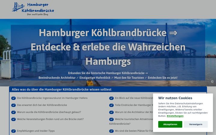 Screenshot of hamburger-koehlbrandbruecke.de