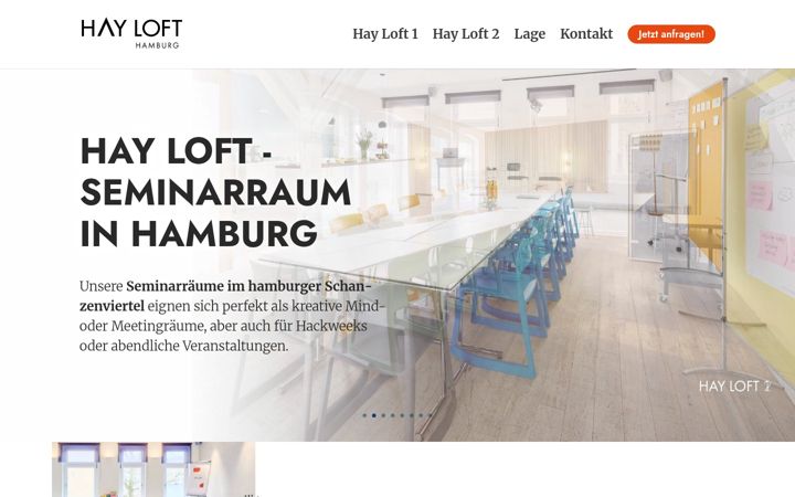 Screenshot of hamburger-seminarraum.de