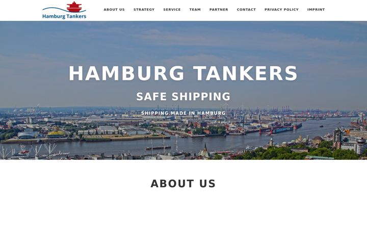 Screenshot of hamburgtankers.com