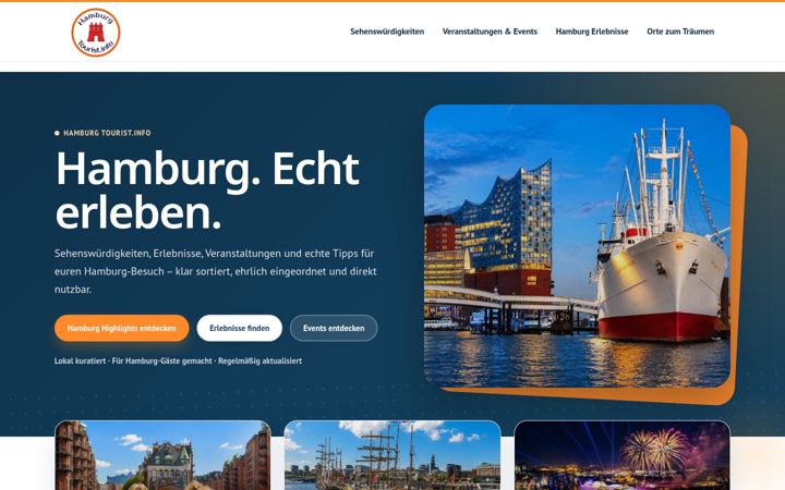 Screenshot of hamburgtourist.info