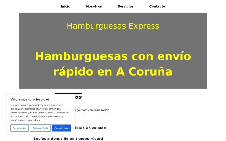 Screenshot of hamburguesasconenvios.es