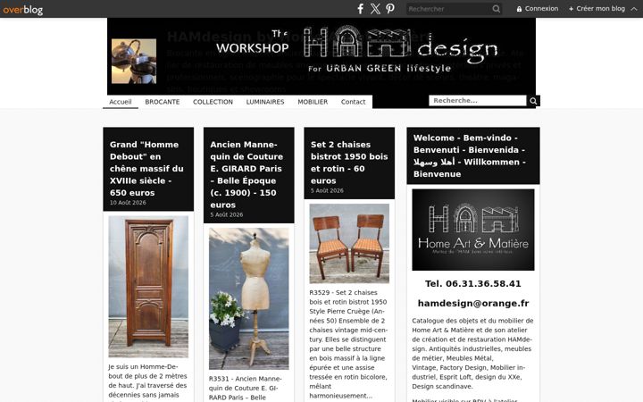 Screenshot of hamdesign.eu